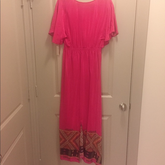 Twelfth Street By Cynthia Vincent Silk Maxi Dress. - Picture 4 of 4